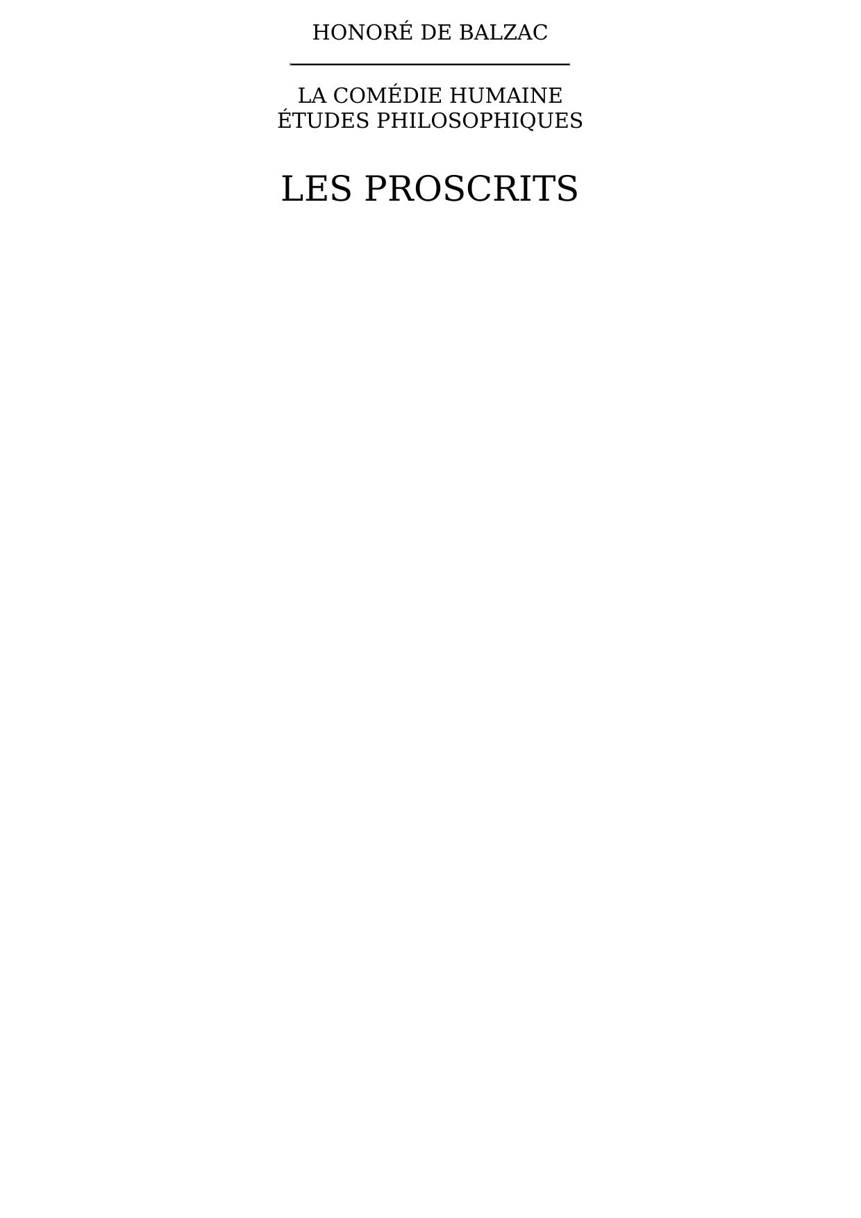 Les proscrits