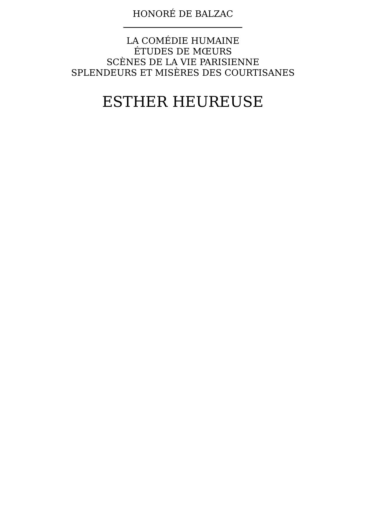 Esther heureuse
