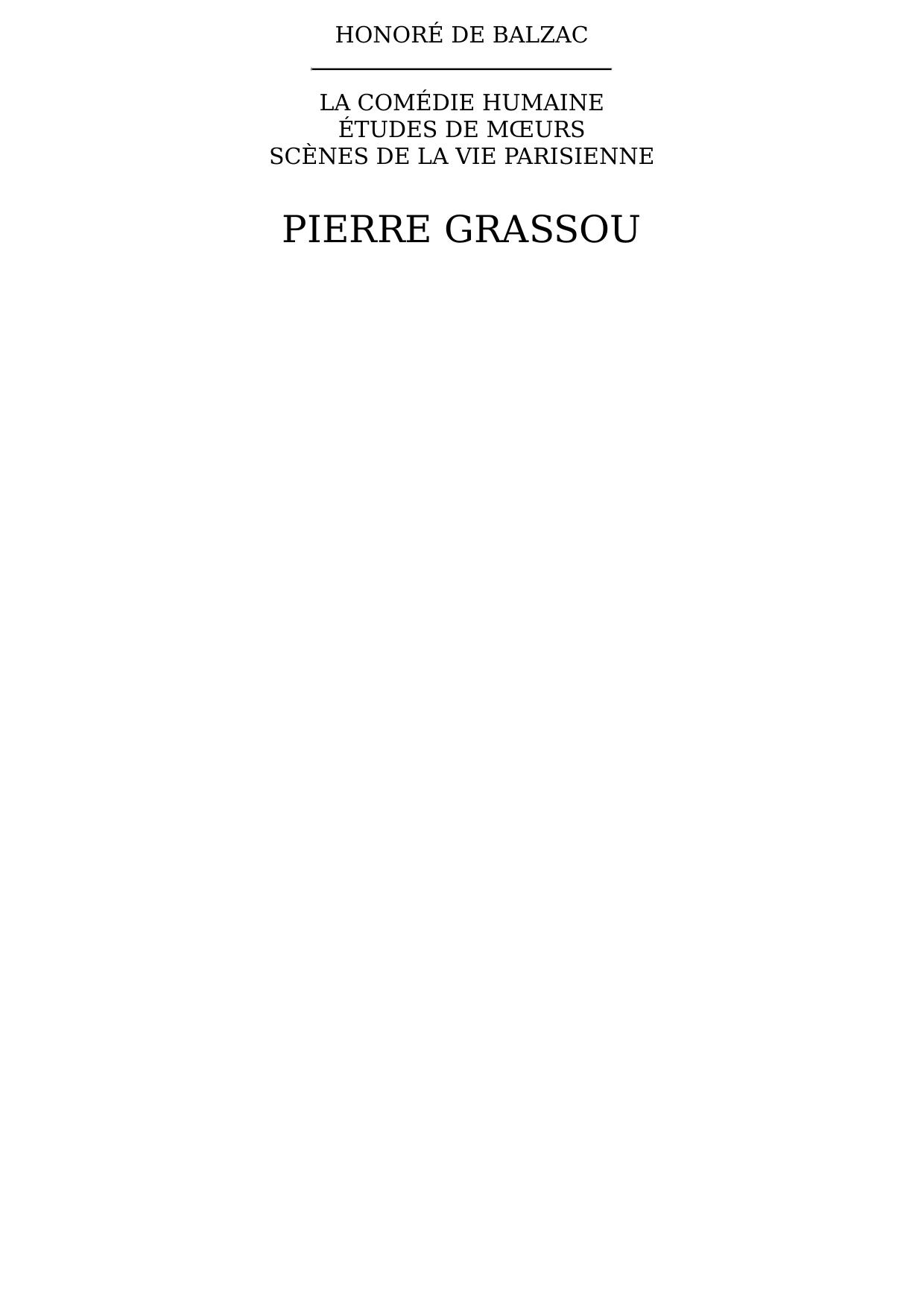 Pierre Grassou