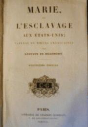 Marie ou l'esclavage aux Etats-Unis