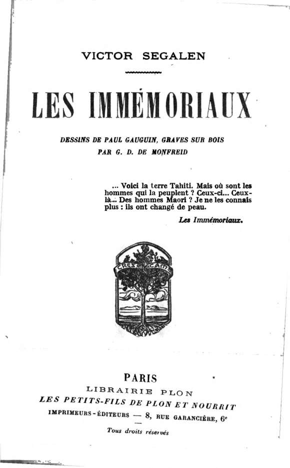 Les Immémoriaux