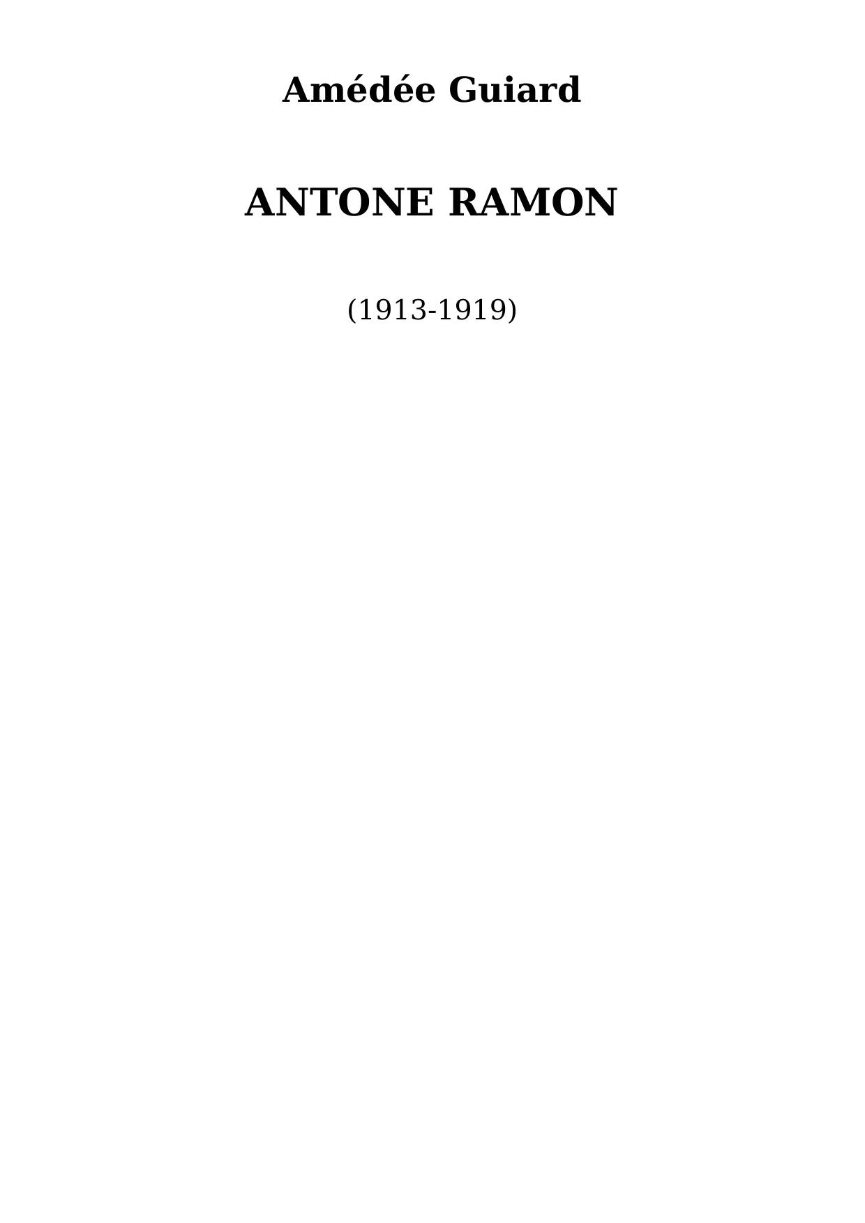 Antone Ramon