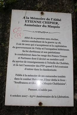 Souffrances et gloires du maquis chablaisien