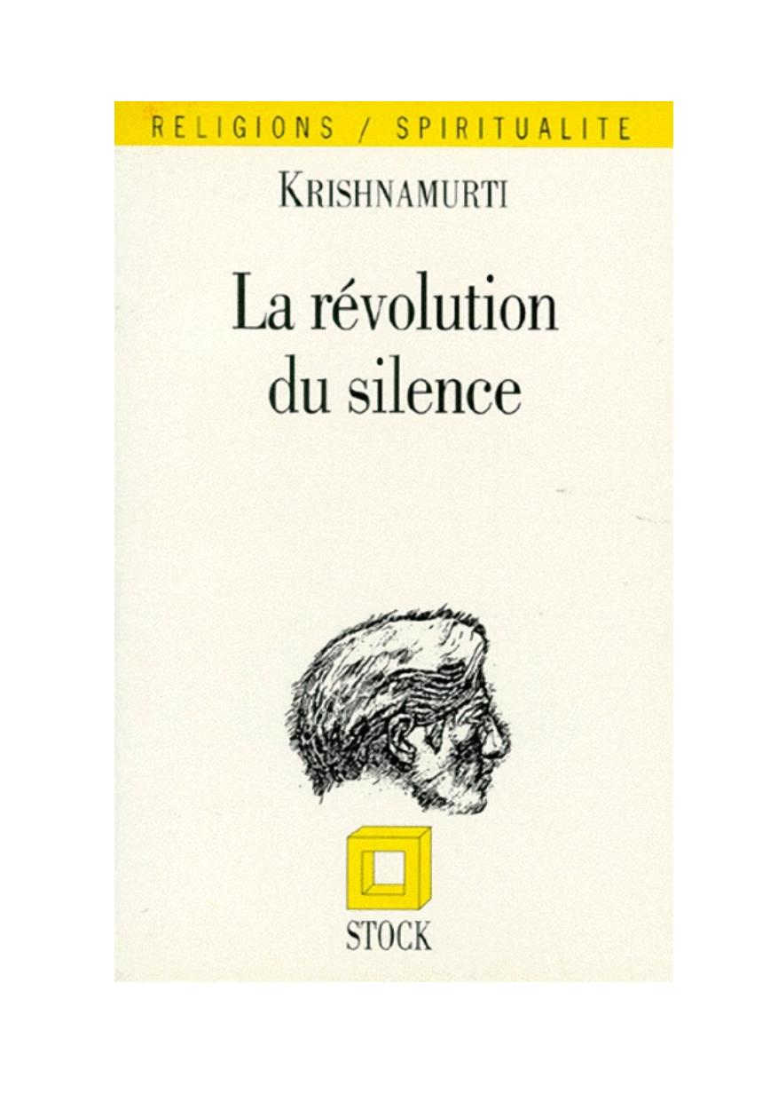 La révolution du silence