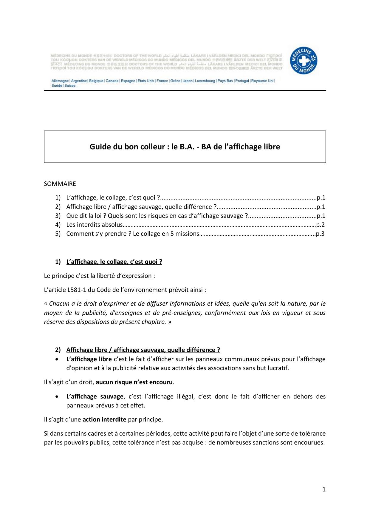 Guide Du Bon Colleur
