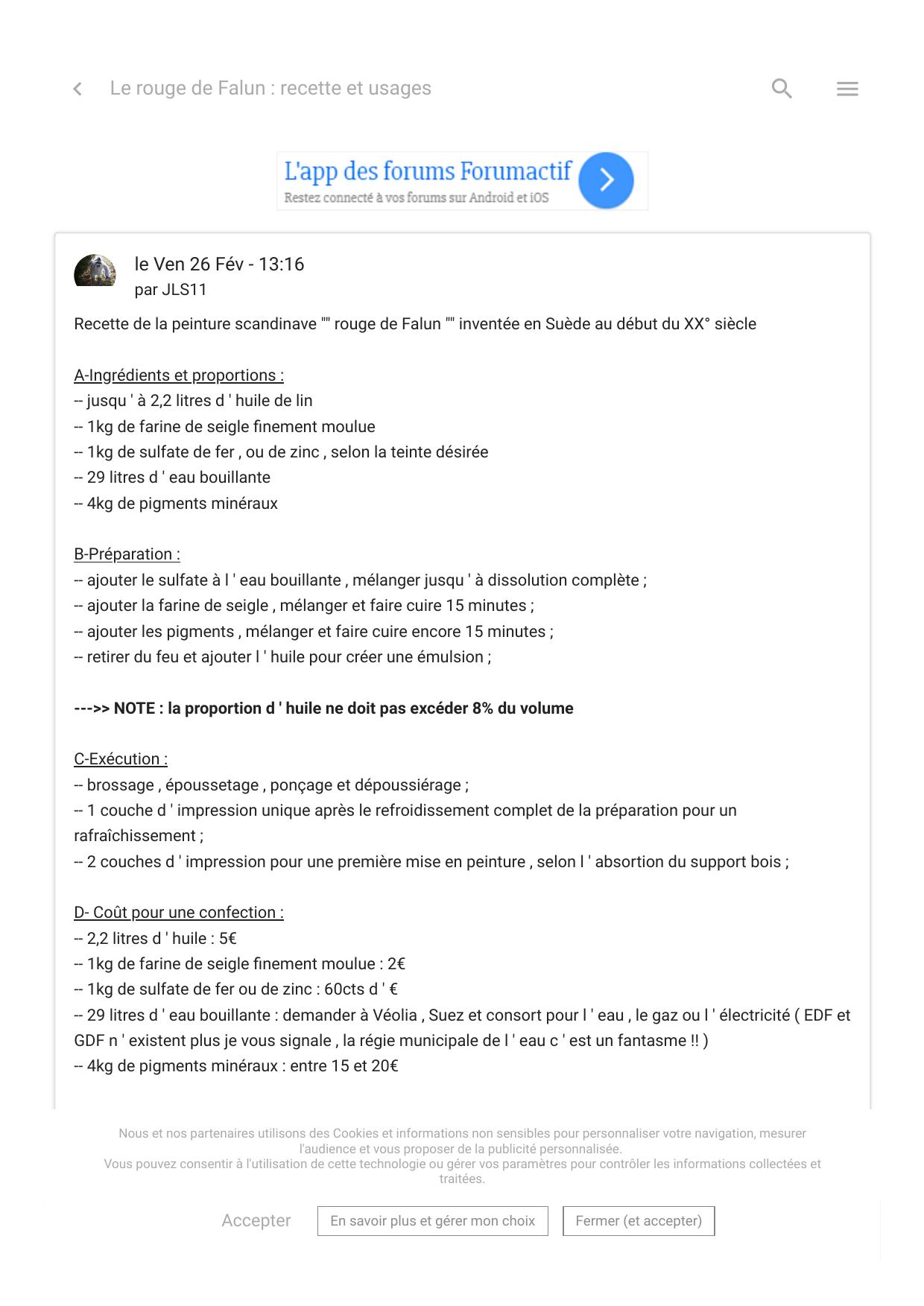 recette peinture scandinave