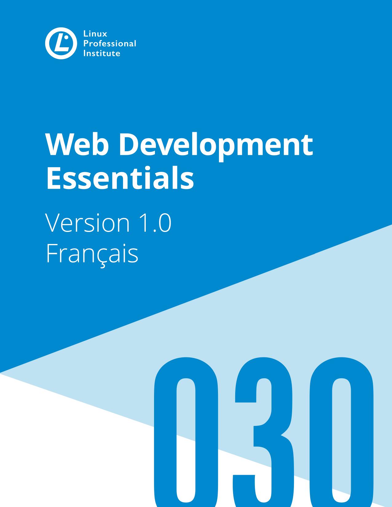 Learning Materials: Web Development Essentials (030)